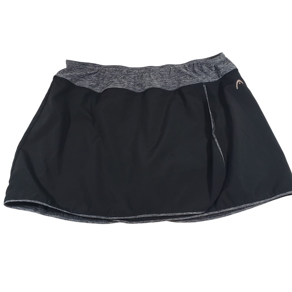 HEAD Black Athletic Skort Womens XL Extra Large Tennis Golf Activewear